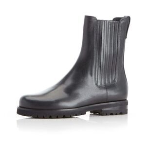 Marion Parke Chelsea Utility Boot Black Calf Leather made in Italy Size 8.5 $795